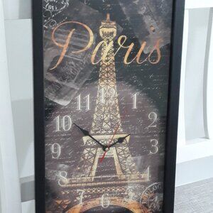 Paris Eiffel Tower Wall Clock